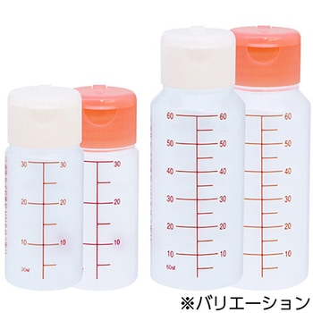 ワンタッチキャップ付きNK外用瓶(プリント目盛り) 金鵄製作所