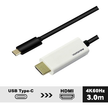 Type-C to HDMI 変換ケーブル 4K/60Hz Vodaview