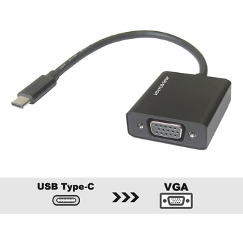 Type-C to VGA 変換アダプタ Vodaview