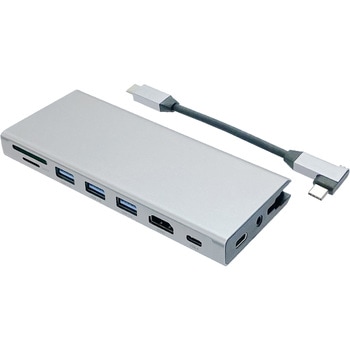 Type-C to マルチ Dock Hub アダプタ ケーブル収納タイプ Vodaview