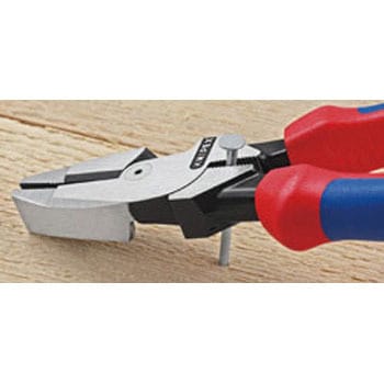 0912-240TBK 架線工事用強力ペンチ(圧着付) 1個 クニペックス(KNIPEX