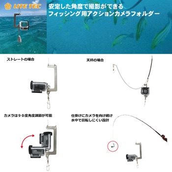 フィッシング用アクションカメラフォルダー 長輝ライトテック