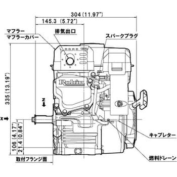 EX170D ロビン汎用エンジン(EXシリーズ) EX170D 1台 スバル 【通販モノタロウ】