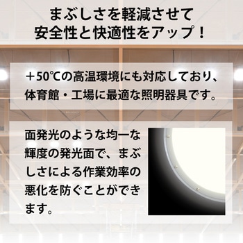 高天井用LED器具 電源一体型 工場・体育館用 HotaluX(ホタルクス)
