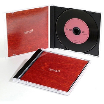 シックなカラーのレコードデザイン音楽用CD Verbatim(バーベイタム)