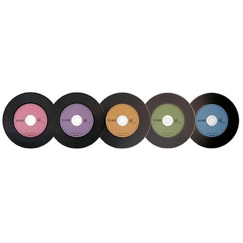 シックなカラーのレコードデザイン音楽用CD Verbatim(バーベイタム)
