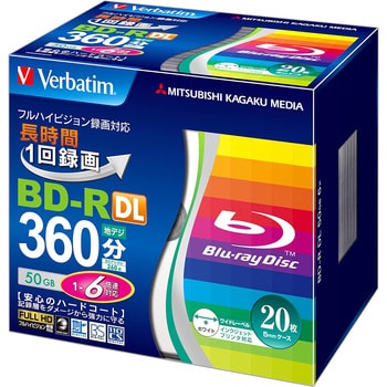 Verbatim 録画用BD-R 50GB VBR260RP10V2 3パック