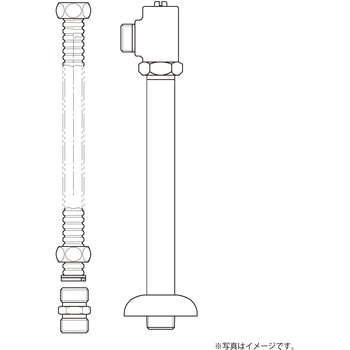 サークルラインキャビS化粧台引出水栓用オプション 床給水用止水栓 Janis(ジャニス工業)