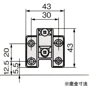 DT105-28-1DFL スライド丁番 DT105° 1個 アトムリビンテック 【通販