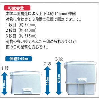 AB-5W 集配用キャリーボックス 1個 af(旭風防) 【通販サイトMonotaRO】