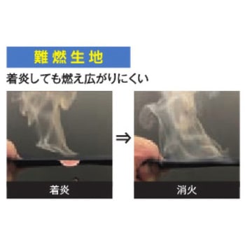 難燃ミドルネック 日新被服