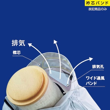 トルネードラカン 空調空冷服 ベスト TR3591 (服のみ) 日新被服