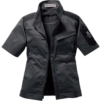 トルネードラカン 空調空冷服 半袖ブルゾン TR3551 (服のみ) 日新被服