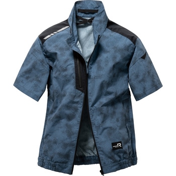 トルネードラカン 空調空冷服 半袖ブルゾン TR3351 (服のみ) 日新被服