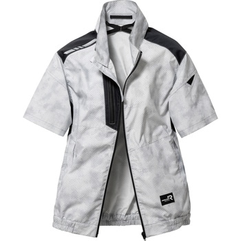 トルネードラカン 空調空冷服 半袖ブルゾン TR3351 (服のみ) 日新被服