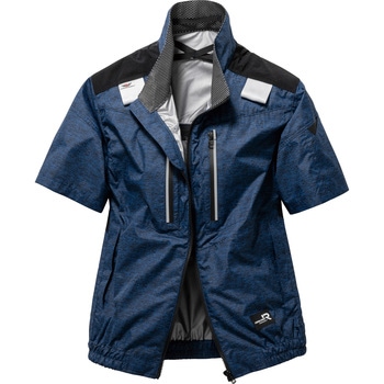 トルネードラカン 空調空冷服 半袖ブルゾン TRA1451 (服のみ) 日新被服
