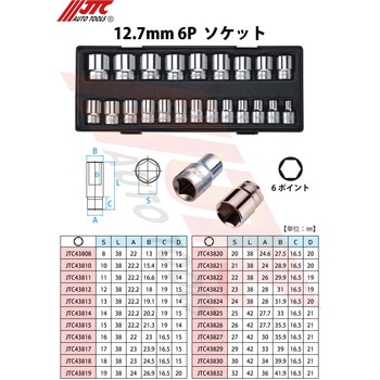 12.7mm 6Pソケット JTC
