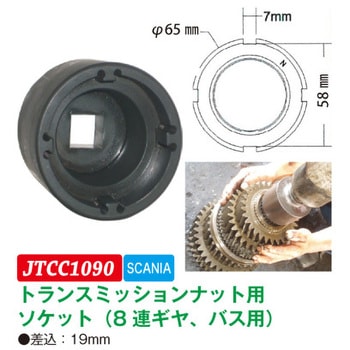トランスミッションナット用ソケット JTC