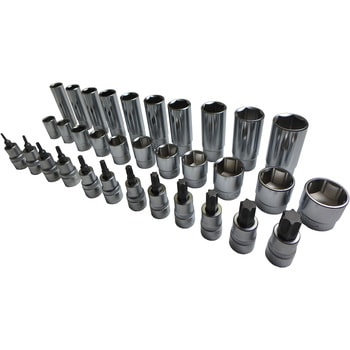 9.5mm 33PCS ソケットコンビネーションセット JTC