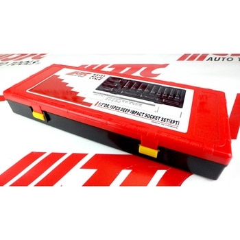 12.7mm 15PCSディープインパクトソケットセット JTC