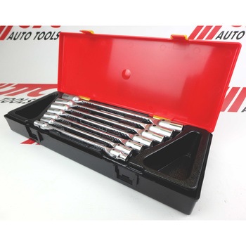 7PCS ダブルソケットフレキシブルレンチセット JTC