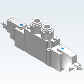 5ポートソレノイドバルブ SY72シリーズ SMC
