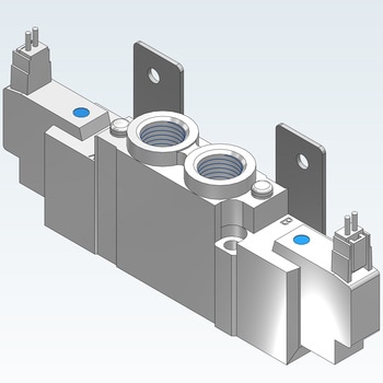 5ポートソレノイドバルブ SY72シリーズ SMC