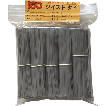 VGY-0410 IGO�c�C�X�g�^�C �r�j�[���E�^�C �J�b�g�i IGO ��4mm����10cm 1��(1000�{) VGY-0410 29123905