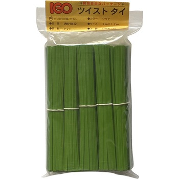 VWA-0412 IGO�c�C�X�g�^�C �r�j�[���E�^�C �J�b�g�i IGO ��4mm����12cm 1��(1000�{) VWA-0412 29124000
