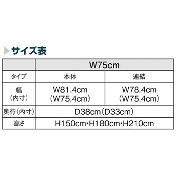 シリーズ什器「TR」W75cmオープンタイプ 連結用 ストア・エキスプレス