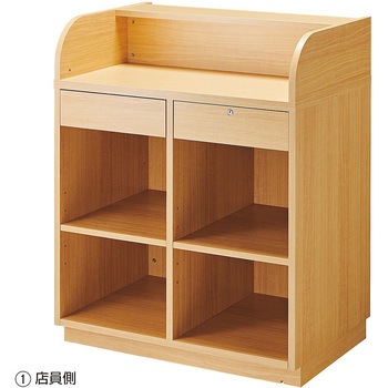 2420-605 木製カウンター W90cm 1台 ストア・エキスプレス 【通販