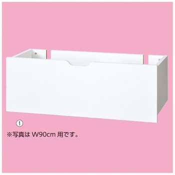 「スクエアフレーム」W120cm専用木製収納トロッコ ストア・エキスプレス