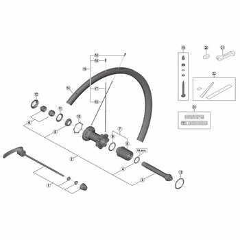 Y0D298040 Y0D298040 WH-RS700-C30-TL-R 軸組ユニット 1個 SHIMANO