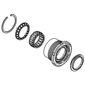 Y1TG98050 右アダプターユニット (B.C.1.37×24T) 英ネジ SHIMANO(シマノ)
