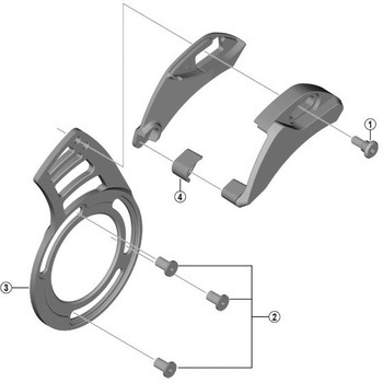 Y1VV00009 SM-CDE80 バックプレートプレス SHIMANO(シマノ)