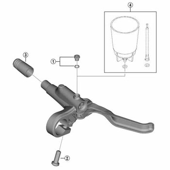 Y1XW04000 Y1XW04000 BL-MT200 ホースカバー 1個 SHIMANO(シマノ