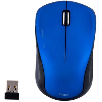 無線5ボタンBlueLEDマウス ナカバヤシ
