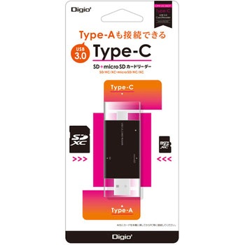 USB3．0TypeーCカードリーダー・ライター ナカバヤシ