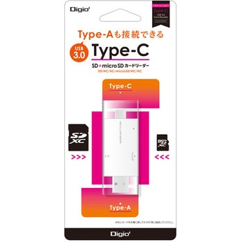 USB3．0TypeーCカードリーダー・ライター ナカバヤシ