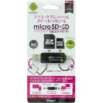 USB・mUSBSDカードリーダー・ライター ナカバヤシ