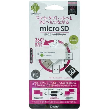 USB・mUSBmSDカードリーダー・ライター ナカバヤシ