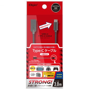 ZUH-SWICA230GY Type�[C�X�g�����O�P�[�u�� USB2�D0 �i�J�o���V �O���[�F �[�d�E�f�[�^�]���p 29175756