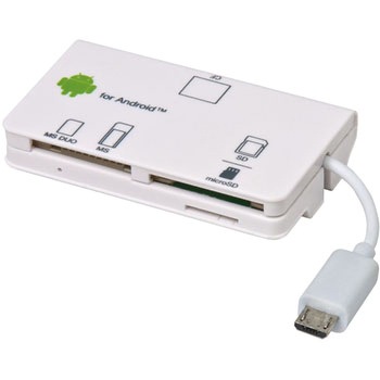 CRW-M5M57W microUSB�}���`�J�[�h���[�_�[ �i�J�o���V 29175984