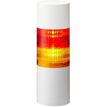 LR7-202WJBW-RY �ϑw�M���� �V�O�i���E�^���[ ��70 LR7�V���[�Y PATLITE(�p�g���C�g/��:�t���d�@) ����LED ���t�� ��i�d��DC24V 2�i   LR7-202WJBW-RY 29211885