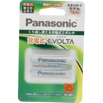 充電式エボルタ 単3形 (スタンダードモデル) パナソニック(Panasonic)