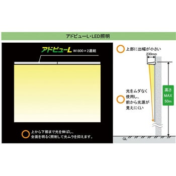 トップ アドビュー 照明w1800