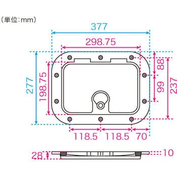 C13709 アクセスハッチ C137 1個 BMO JAPAN(ビーエムオージャパン