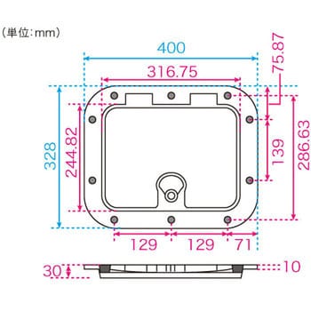 C13710 アクセスハッチ C137 1個 BMO JAPAN(ビーエムオージャパン