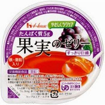 やさしくラクケア たんぱく質5g果実のゼリー ハウス食品 介護用デザート 通販モノタロウ