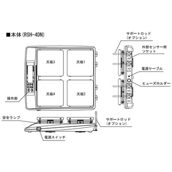 【レンタル】マグネチックスターラーREXIM デジタルタイプ 4連 RS-4DN アズワン